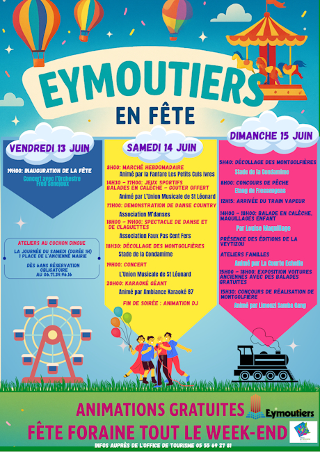 Affiche Kermesse Fête Village école Association Colorée Couleurs Vive Famil_20250514b