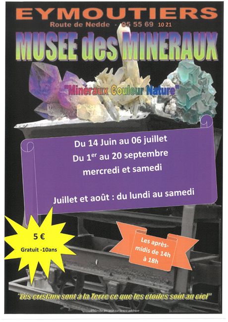 Musée minéraux 2025