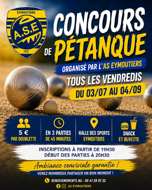 ASE Pétanque 2026